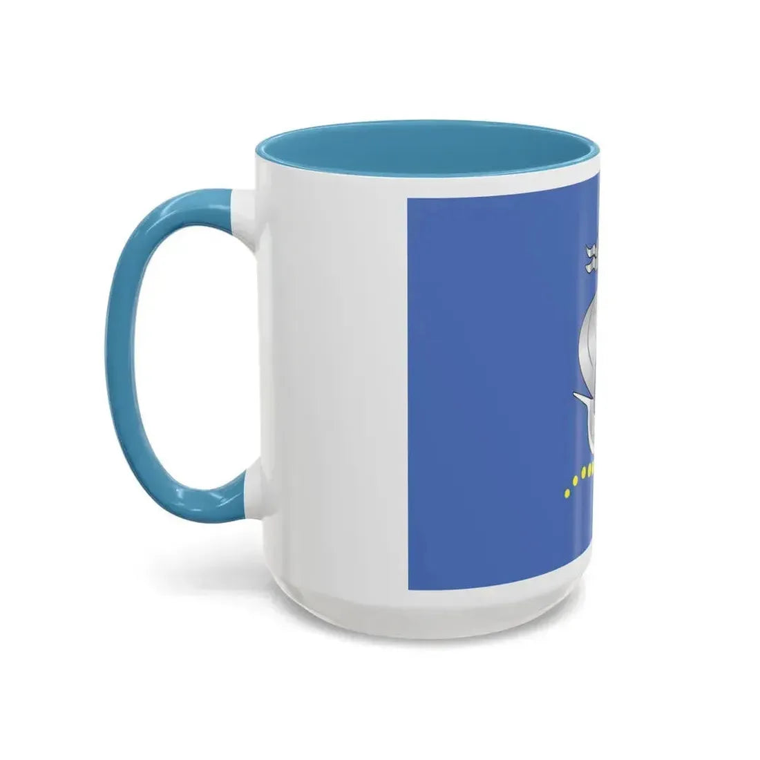 Flag of Kaliningrad Russia - Accent Coffee Mug - Go Mug Yourself