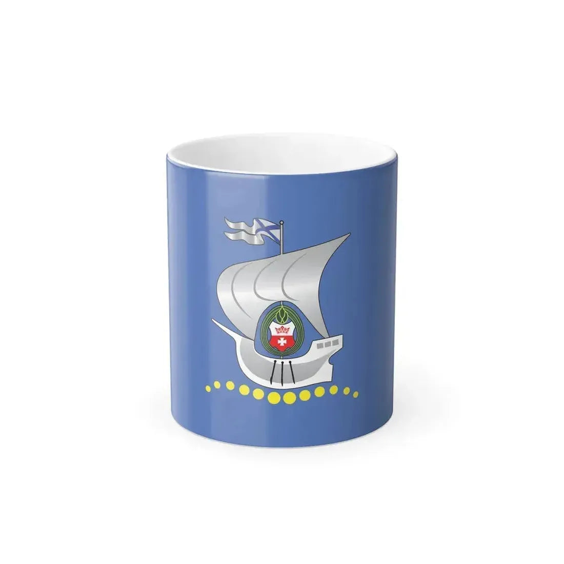 Flag of Kaliningrad Russia - Color Changing Coffee Mug 11oz - Go Mug Yourself