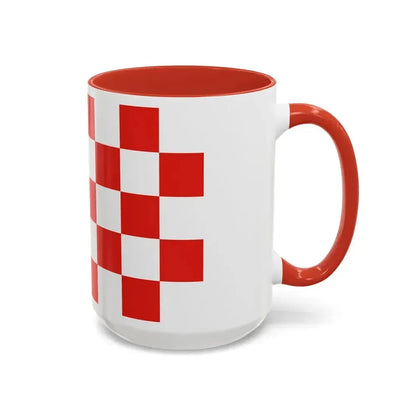 Flag of Kalisz Poland - Accent Coffee Mug - Go Mug Yourself