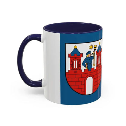 Flag of Kalisz Poland - Accent Coffee Mug - Go Mug Yourself