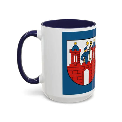 Flag of Kalisz Poland - Accent Coffee Mug - Go Mug Yourself