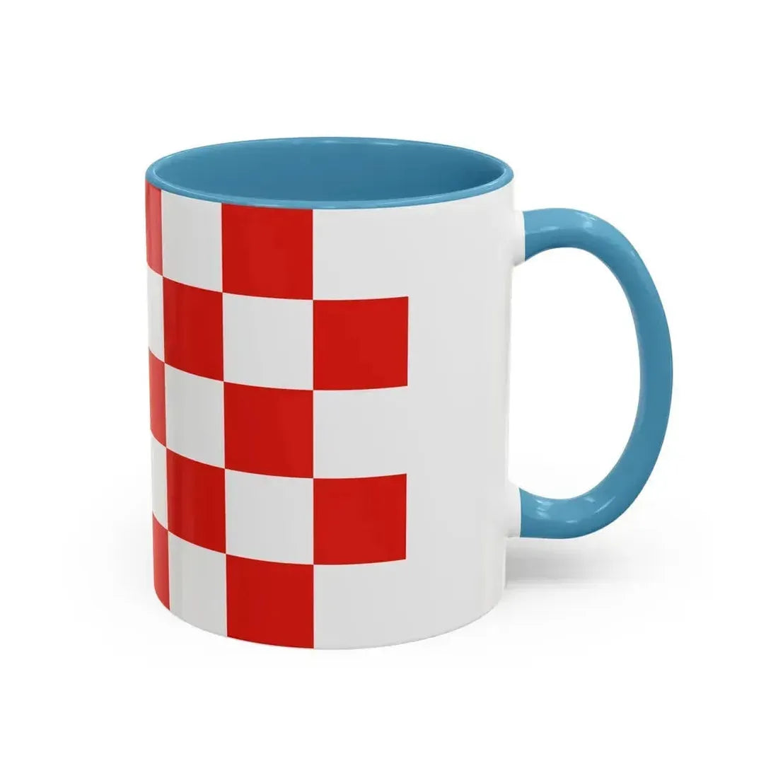Flag of Kalisz Poland - Accent Coffee Mug - Go Mug Yourself