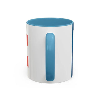 Flag of Kalisz Poland - Accent Coffee Mug - Go Mug Yourself