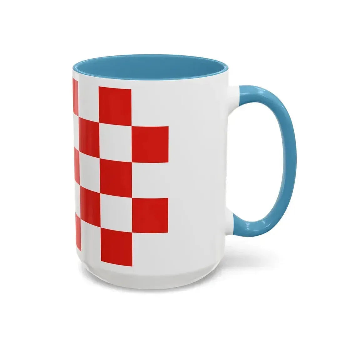 Flag of Kalisz Poland - Accent Coffee Mug - Go Mug Yourself