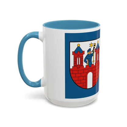 Flag of Kalisz Poland - Accent Coffee Mug - Go Mug Yourself