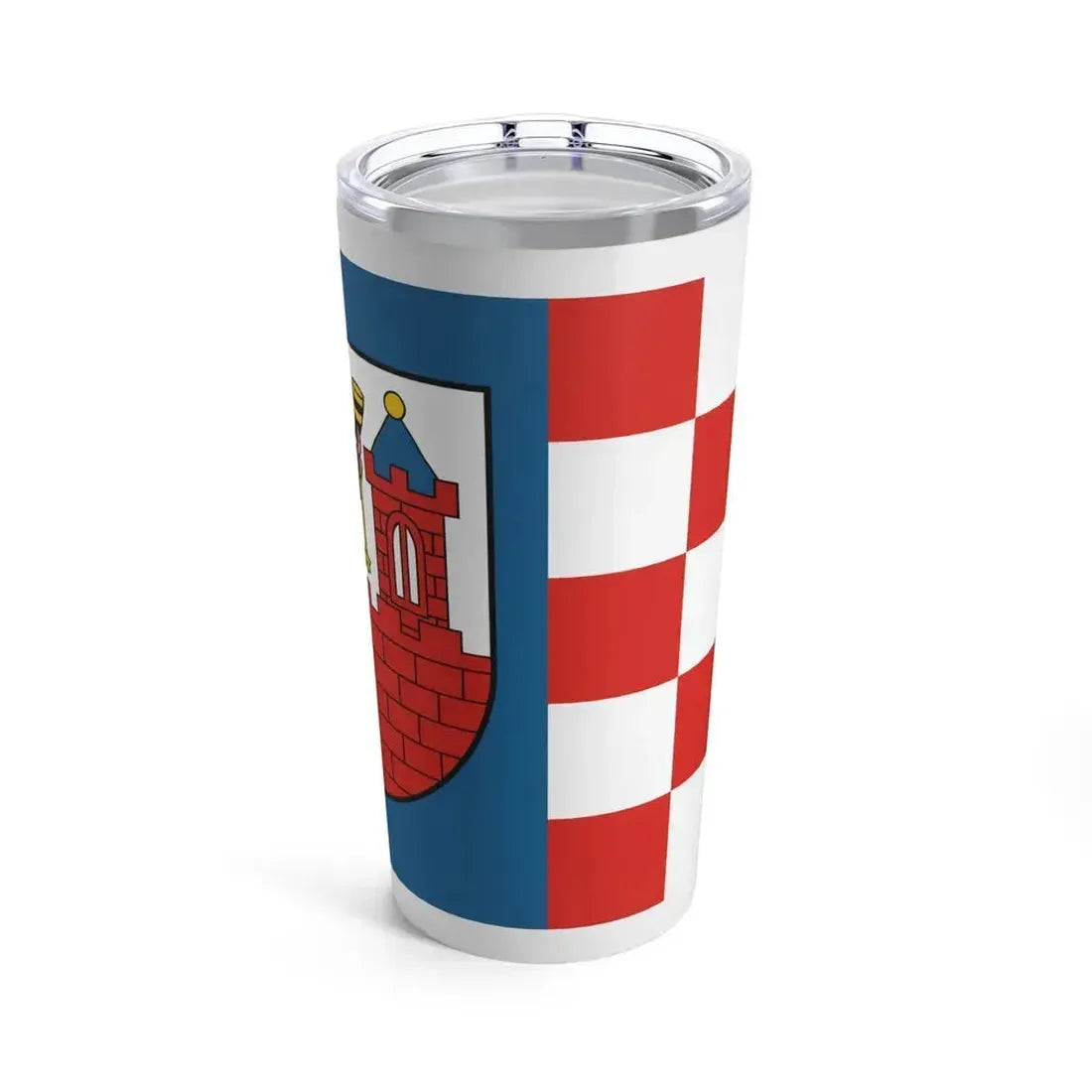 Flag of Kalisz Poland - Tumbler 20oz 20oz - Go Mug Yourself