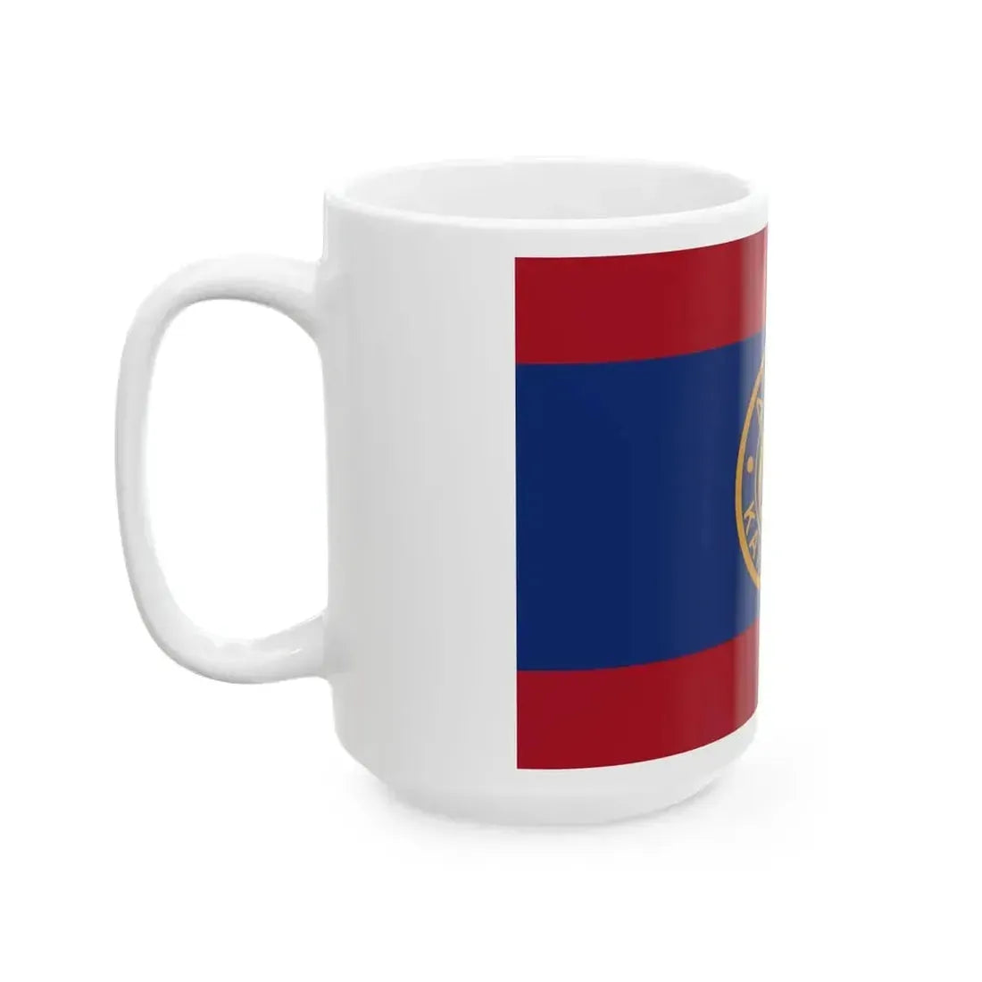 Flag of Kallithea (Greece) White Coffee Mug - Go Mug Yourself