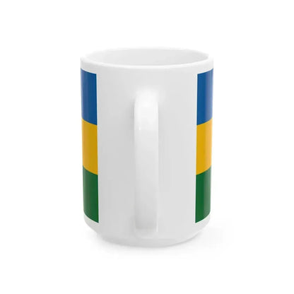 Flag of Kalocfa (Hungary) White Coffee Mug - Go Mug Yourself