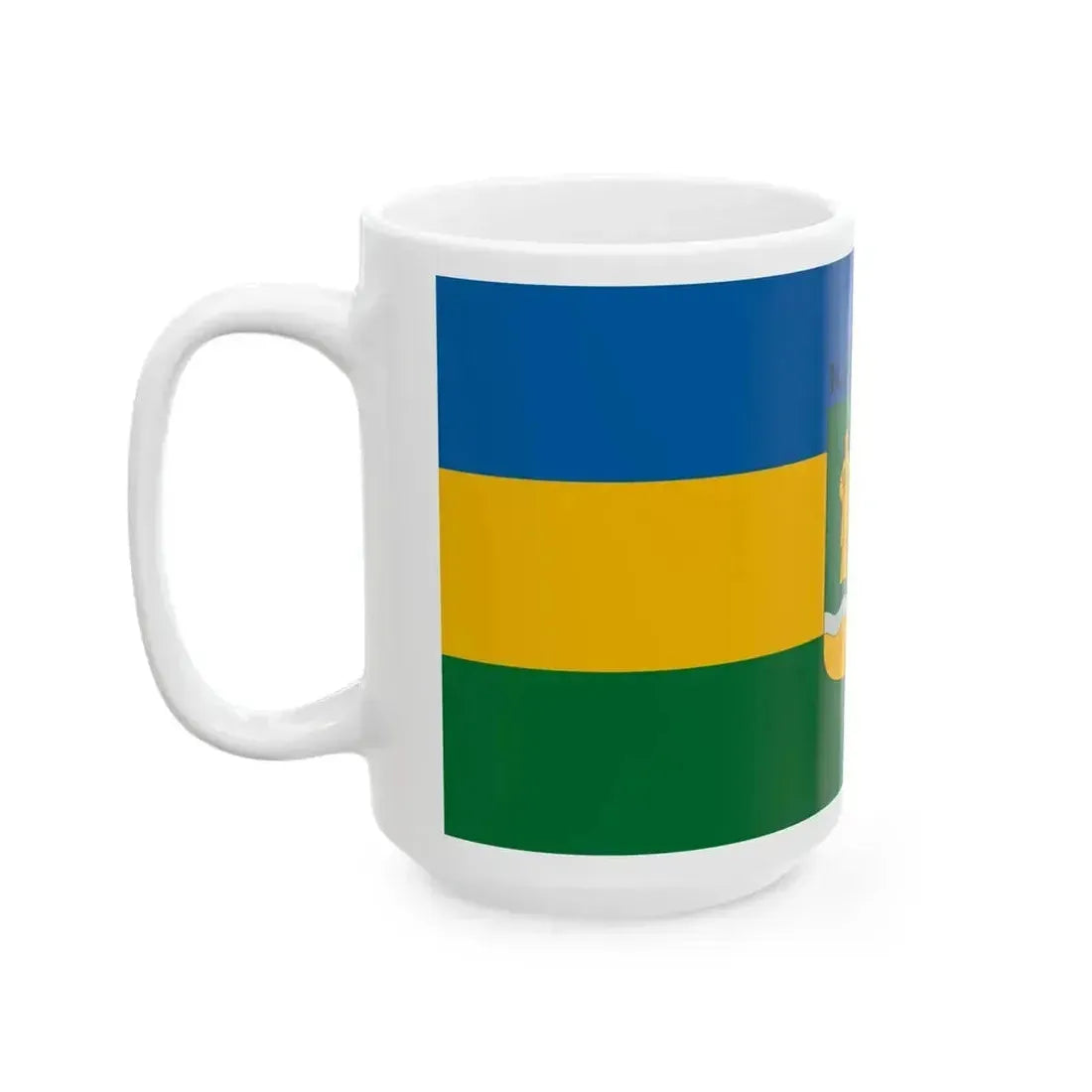 Flag of Kalocfa (Hungary) White Coffee Mug - Go Mug Yourself