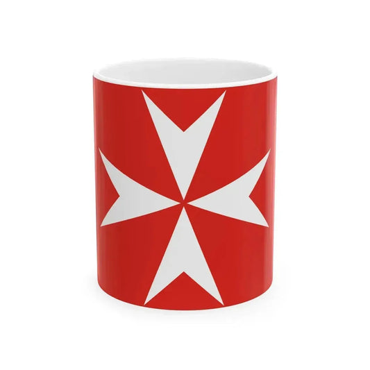 Flag of Kalocsa 1941 (Hungary) White Coffee Mug 11oz - Go Mug Yourself