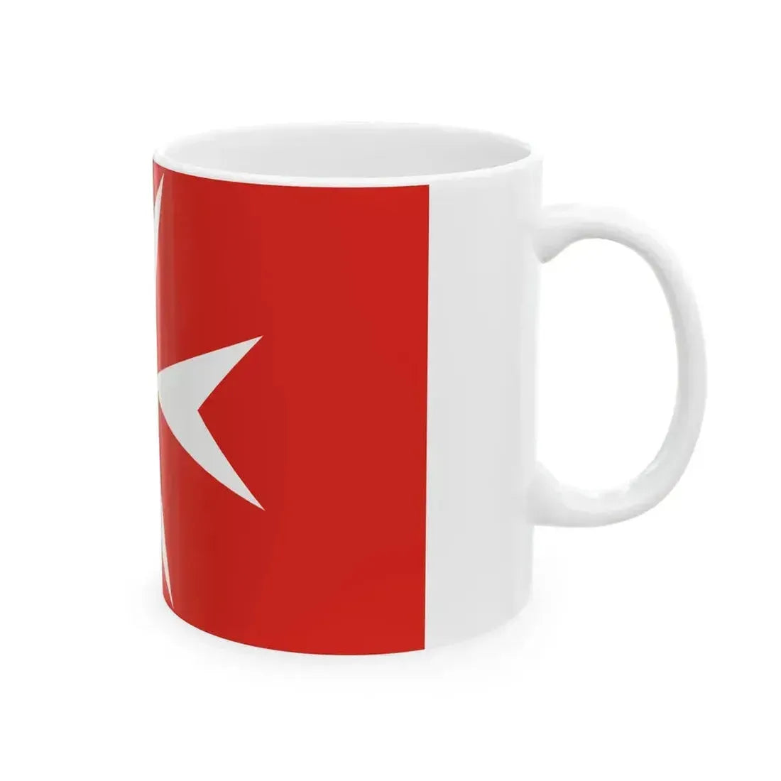 Flag of Kalocsa 1941 (Hungary) White Coffee Mug - Go Mug Yourself