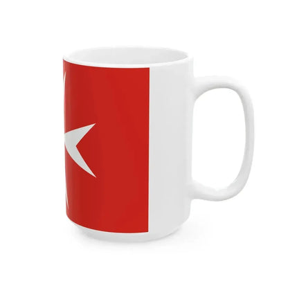 Flag of Kalocsa 1941 (Hungary) White Coffee Mug - Go Mug Yourself