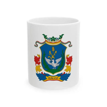 Flag of Kaloz (Hungary) White Coffee Mug 11oz - Go Mug Yourself