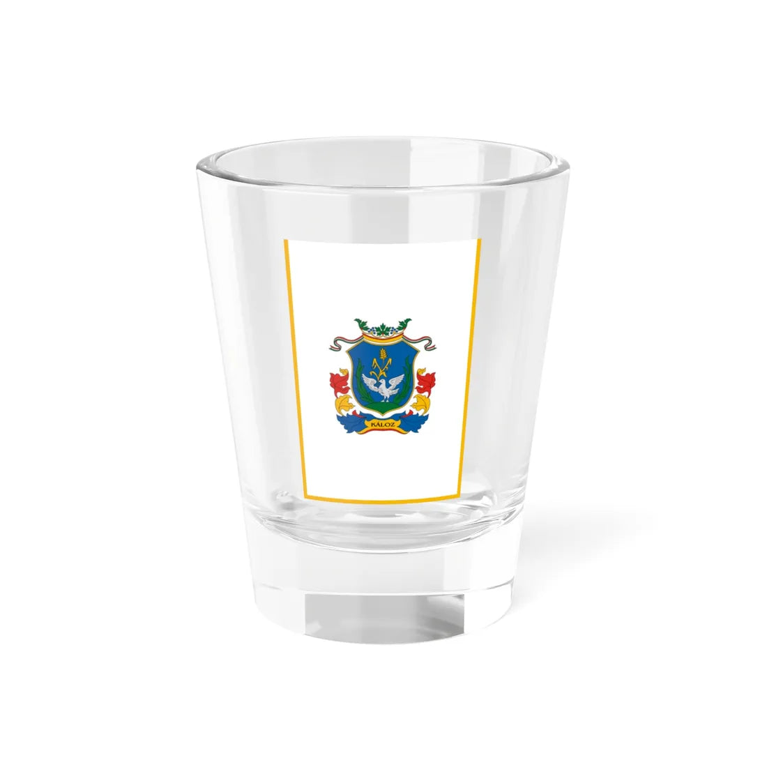 Flag of Kaloz vertical (Hungary) Shot Glass 1.5oz 1.5oz - Go Mug Yourself