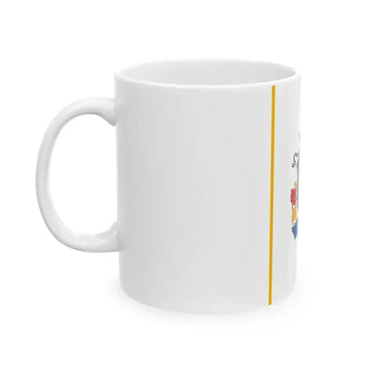 Flag of Kaloz vertical (Hungary) White Coffee Mug - Go Mug Yourself