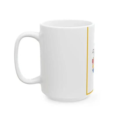Flag of Kaloz vertical (Hungary) White Coffee Mug - Go Mug Yourself