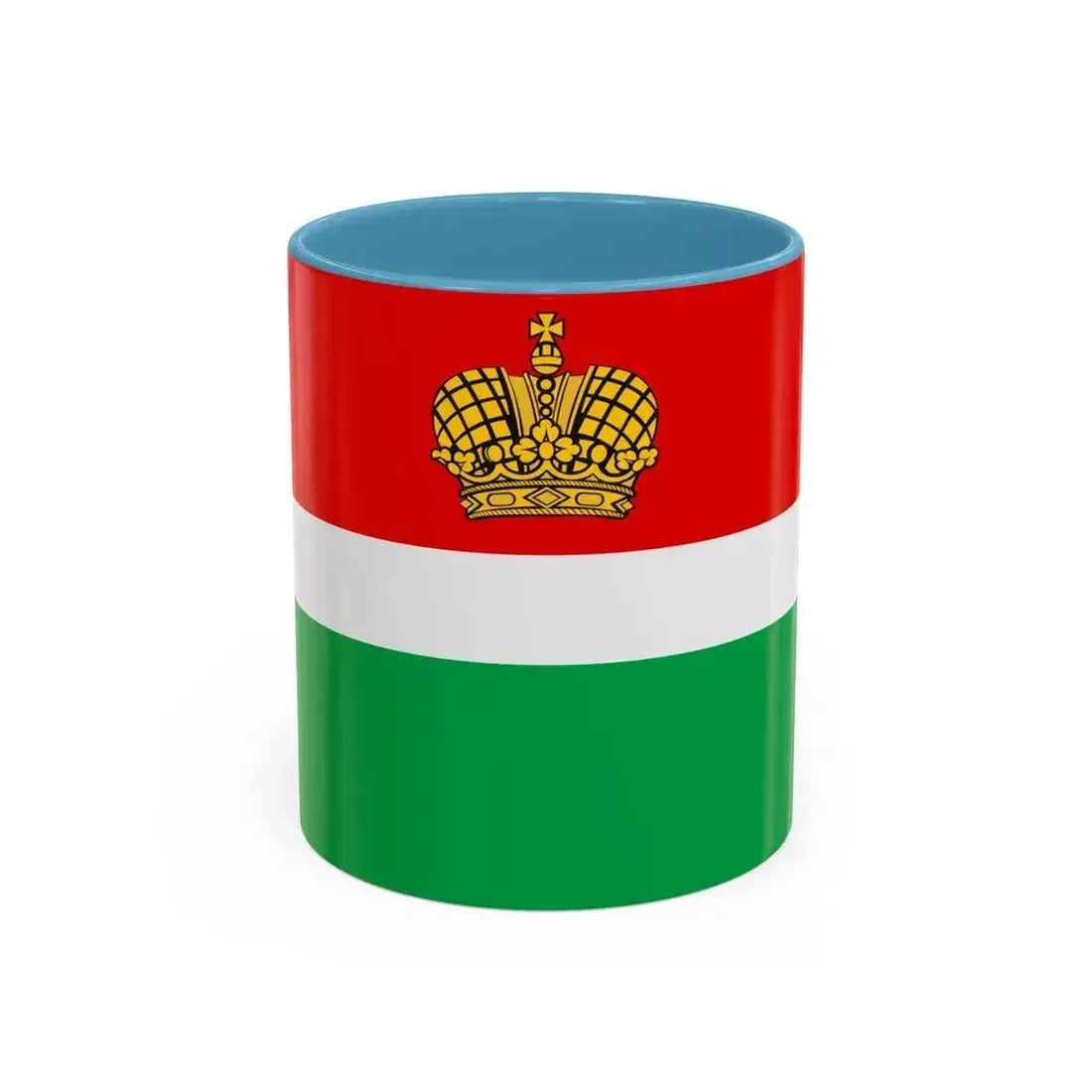 Flag of Kaluga Oblast Russia - Accent Coffee Mug 11oz Light Blue - Go Mug Yourself