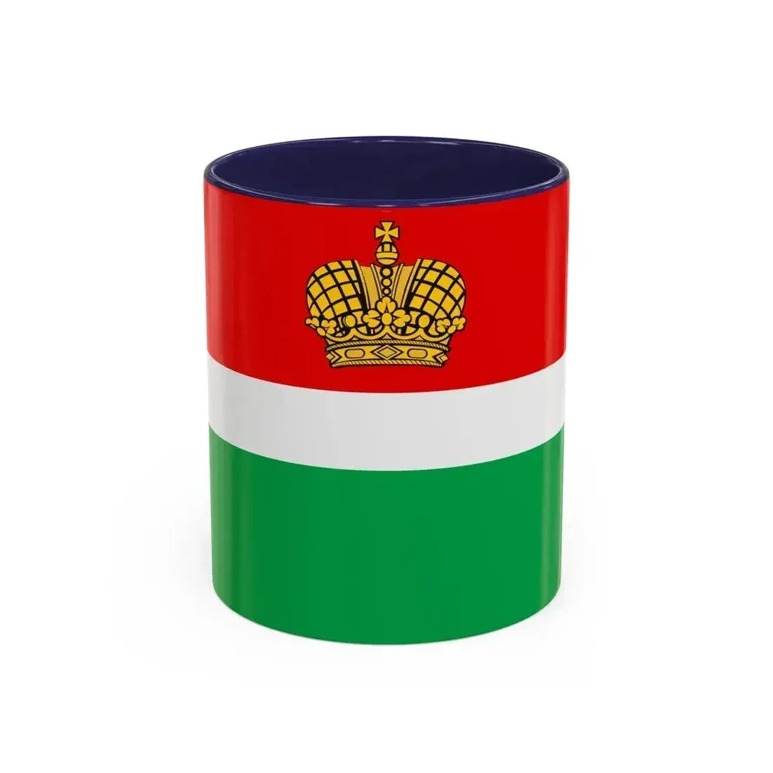 Flag of Kaluga Oblast Russia - Accent Coffee Mug 11oz Navy - Go Mug Yourself
