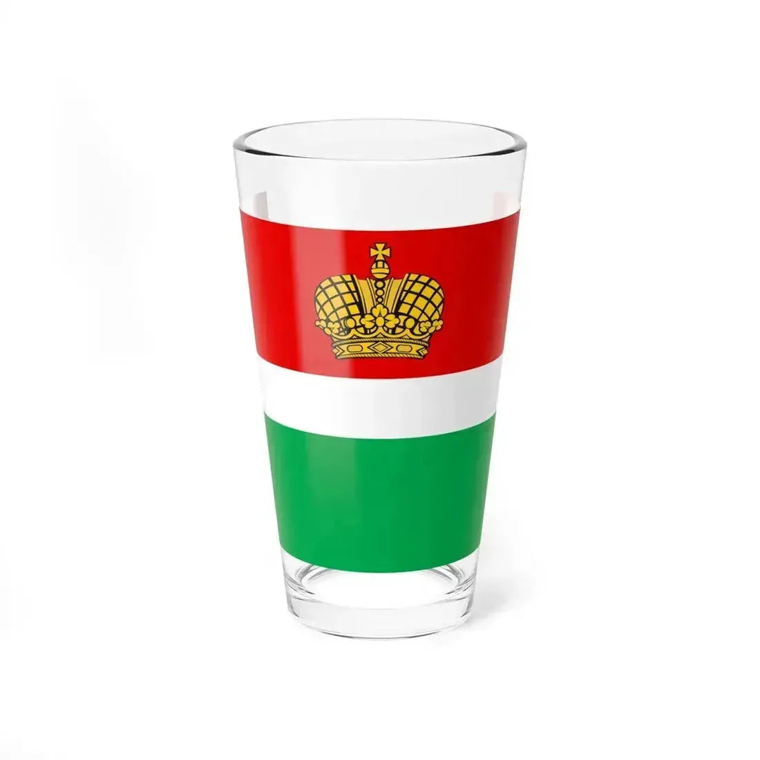 Flag of Kaluga Oblast Russia - Pint Glass 16oz 16oz - Go Mug Yourself
