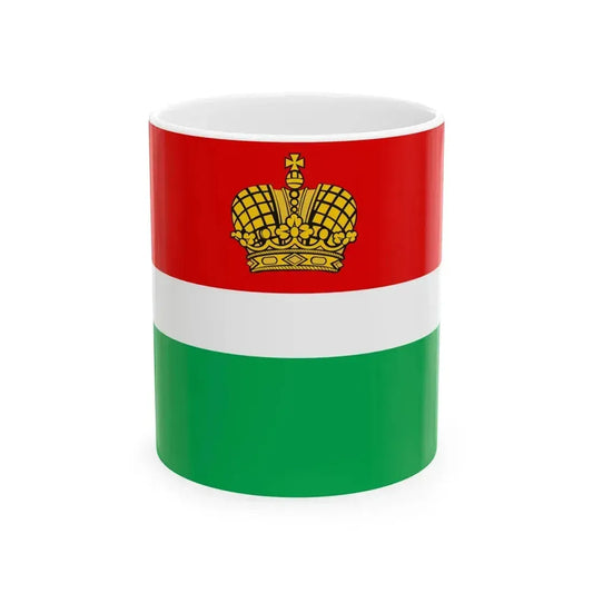 Flag of Kaluga Oblast Russia - White Coffee Mug 11oz - Go Mug Yourself