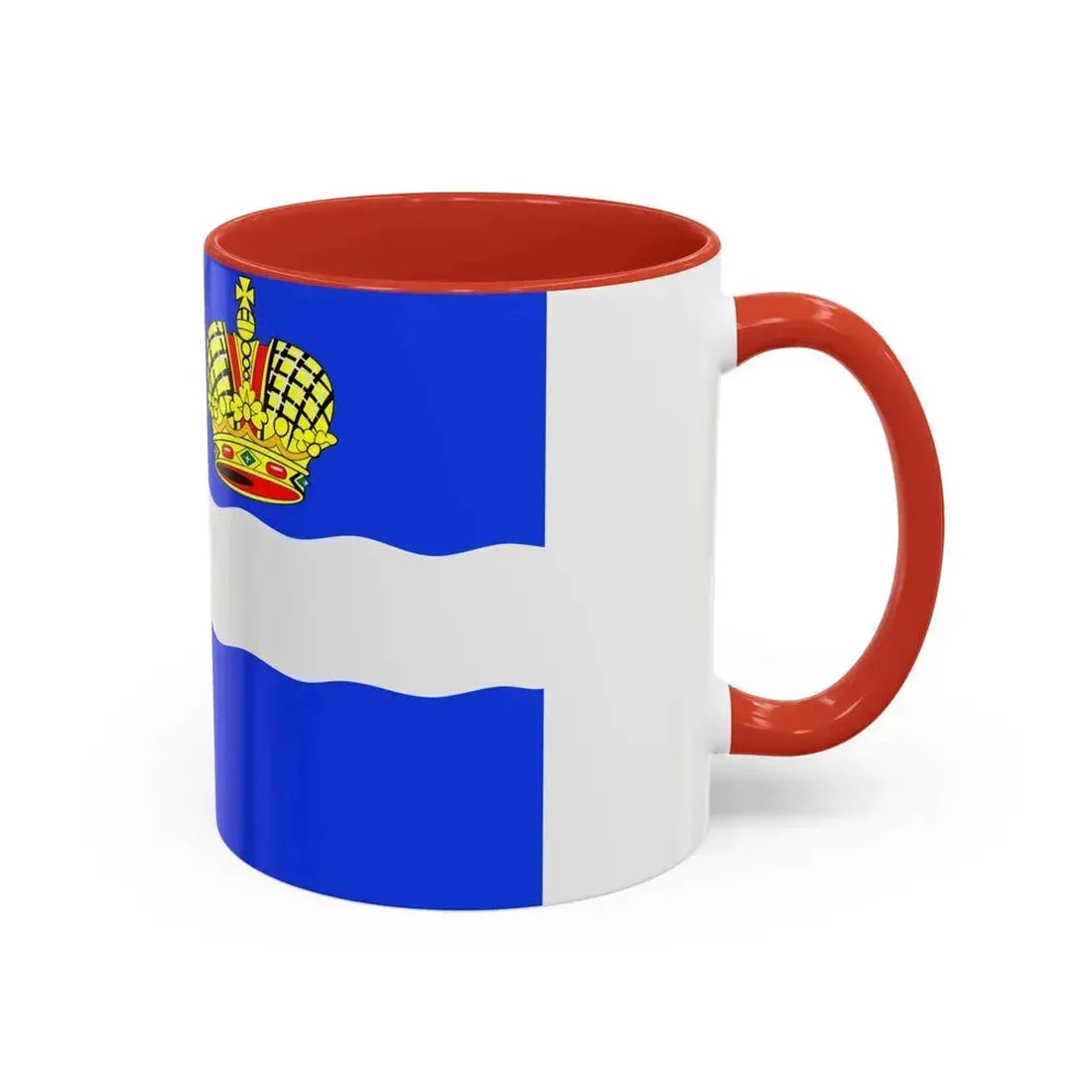 Flag of Kaluga Russia - Accent Coffee Mug - Go Mug Yourself