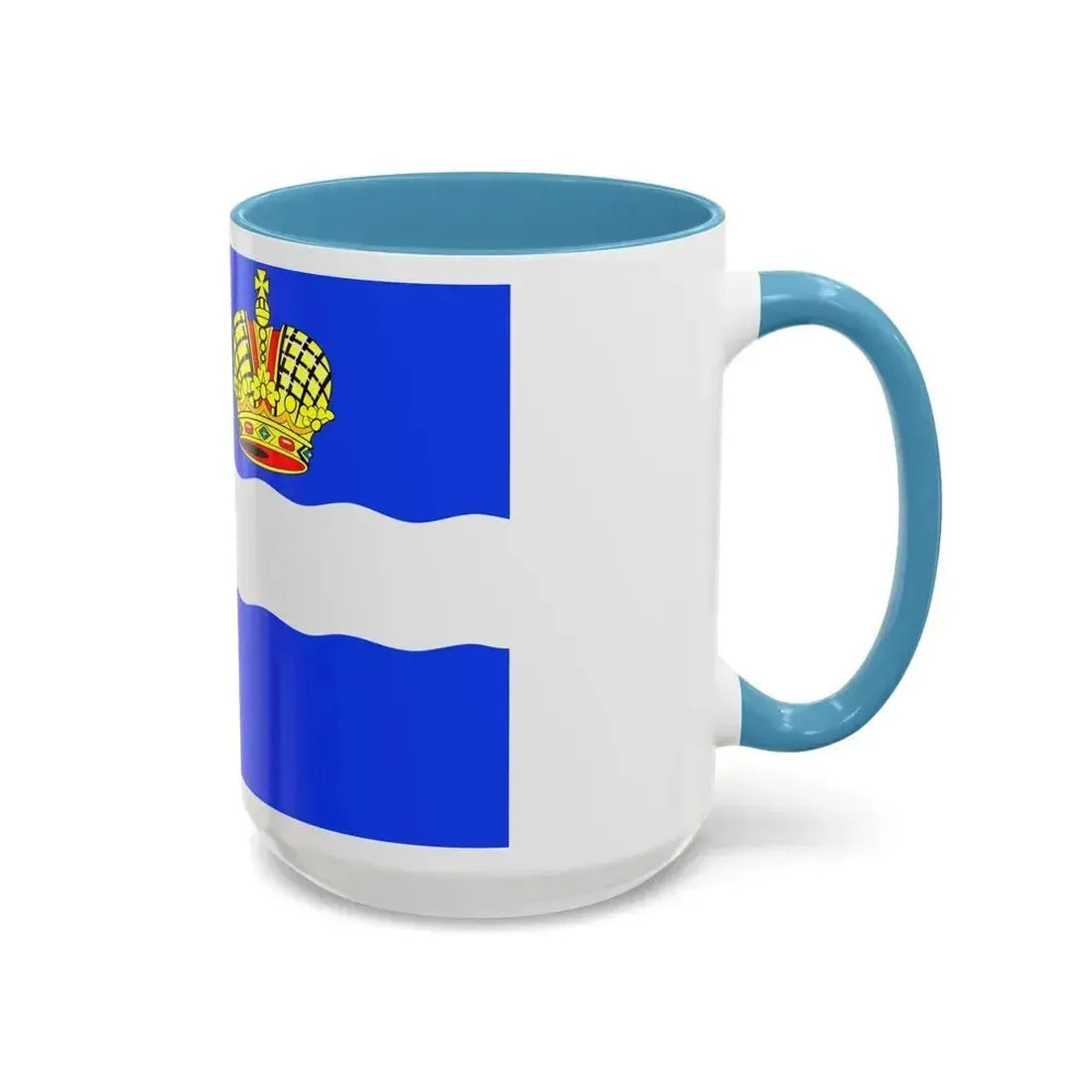 Flag of Kaluga Russia - Accent Coffee Mug - Go Mug Yourself