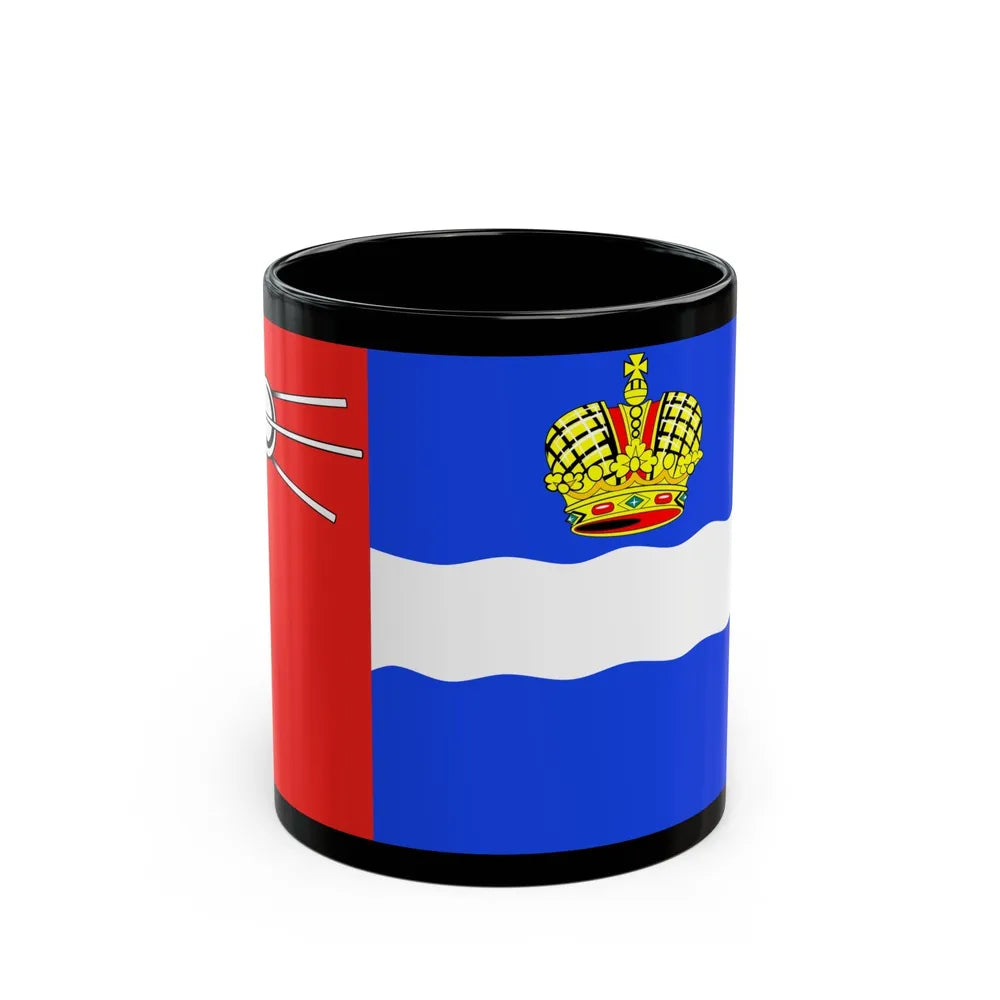 Flag of Kaluga Russia - Black Coffee Mug-11oz-Go Mug Yourself