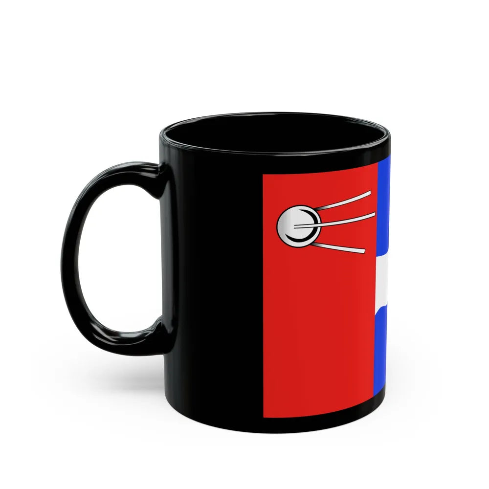 Flag of Kaluga Russia - Black Coffee Mug-Go Mug Yourself