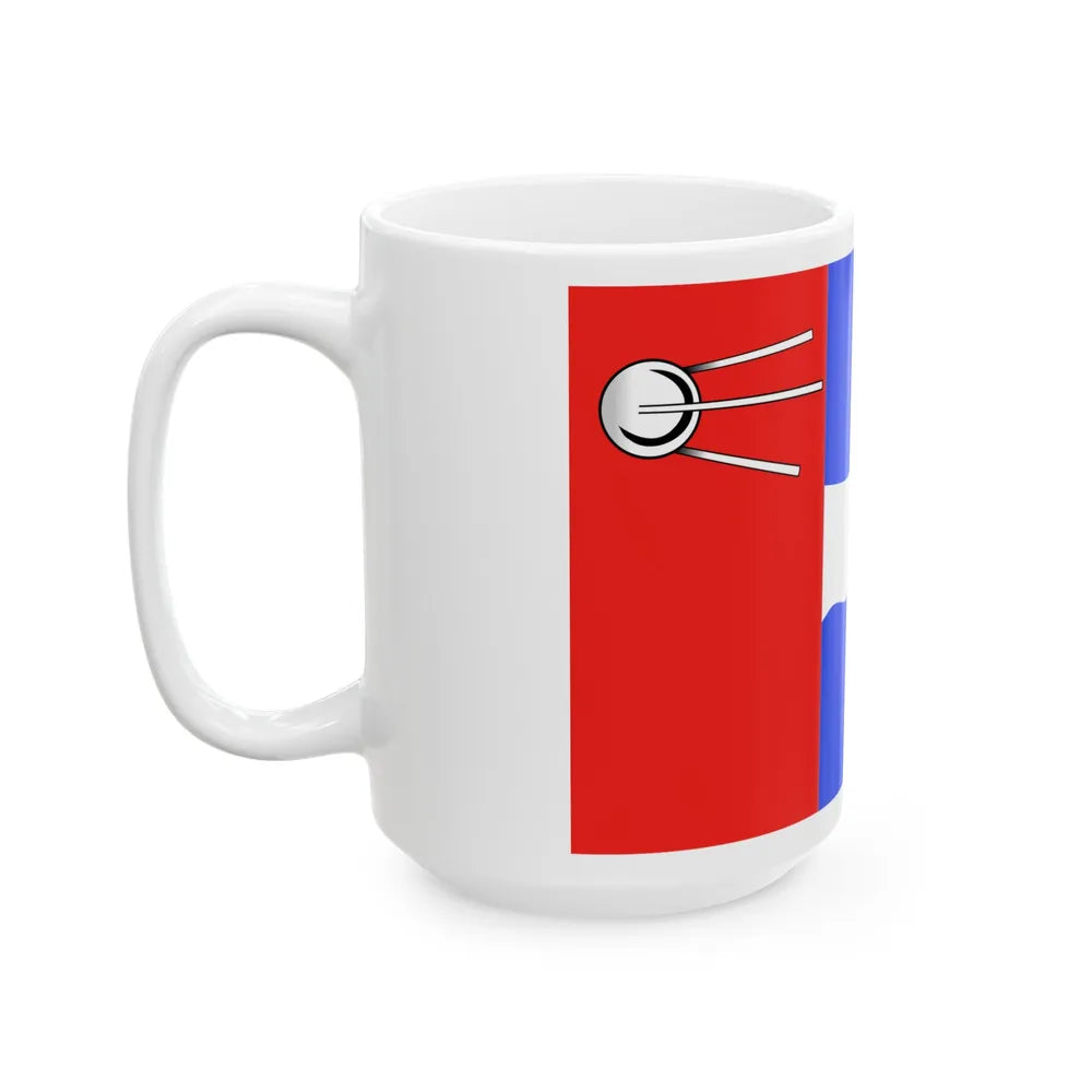 Flag of Kaluga Russia - White Coffee Mug-Go Mug Yourself