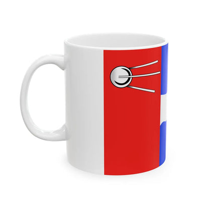 Flag of Kaluga Russia - White Coffee Mug-Go Mug Yourself