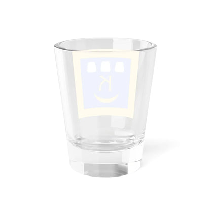 Flag of Kalush (Ukraine) Shot Glass 1.5oz - Go Mug Yourself