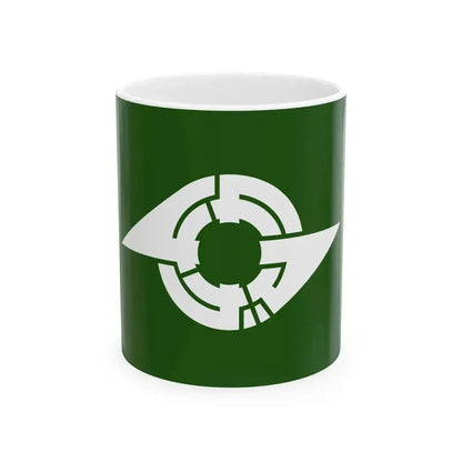 Flag of Kamagaya Chiba (Japan) White Coffee Mug 11oz - Go Mug Yourself