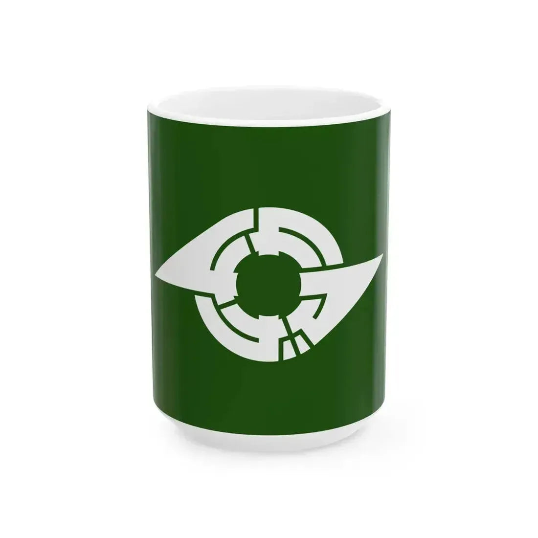 Flag of Kamagaya Chiba (Japan) White Coffee Mug 15oz - Go Mug Yourself