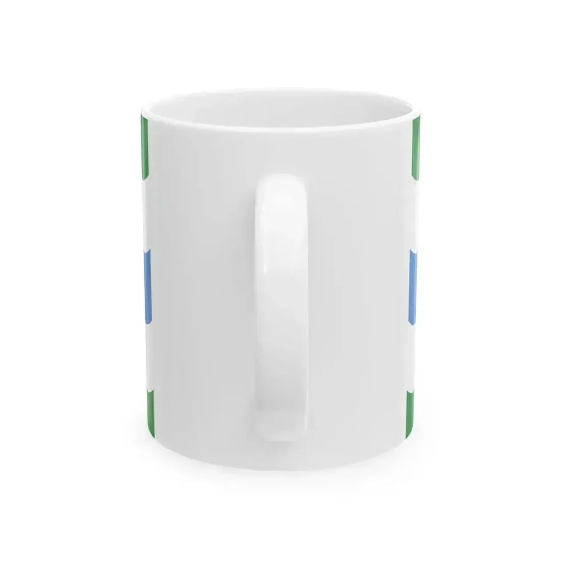 Flag of Kambja Parish Tartu County Estonia (Estonia) White Coffee Mug - Go Mug Yourself