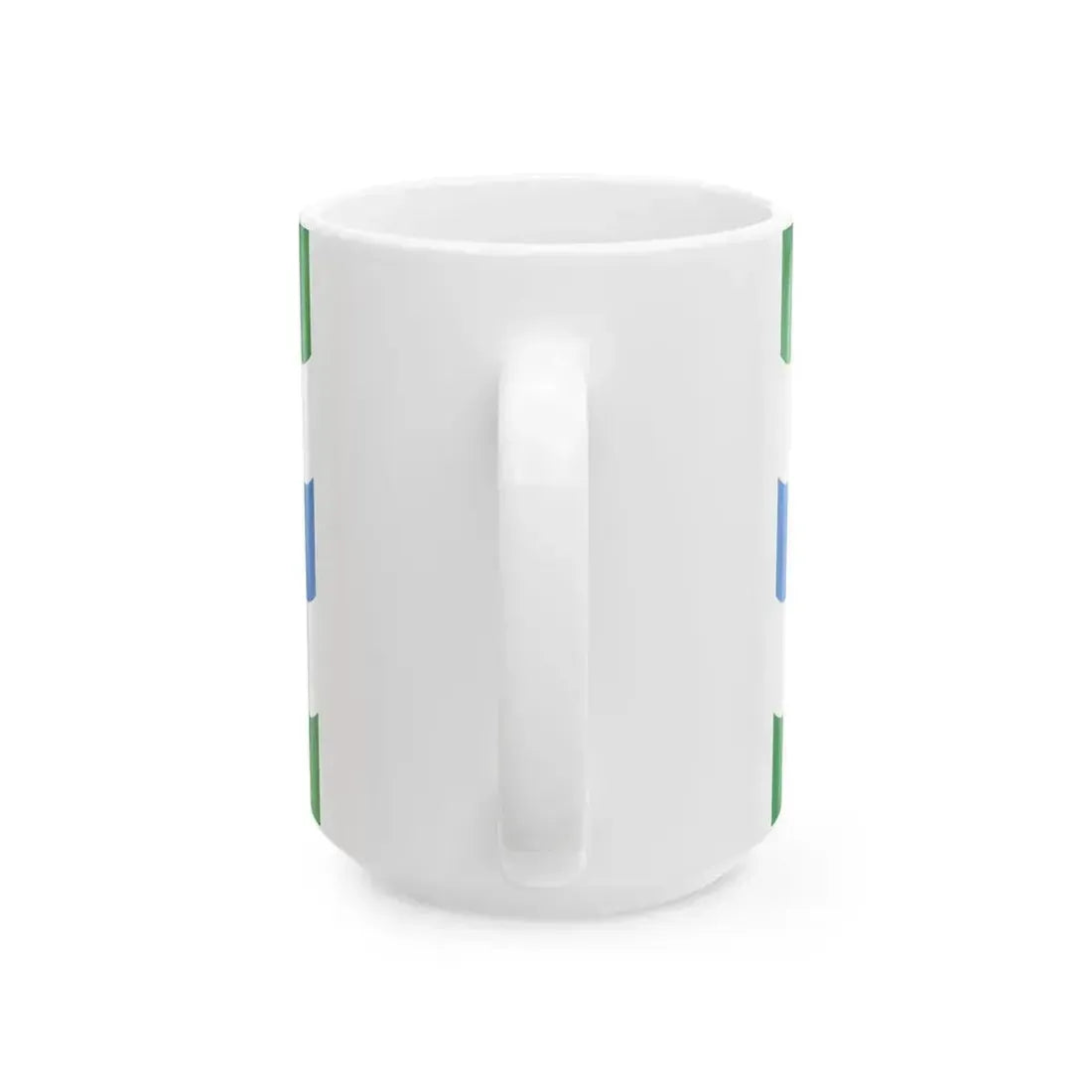 Flag of Kambja Parish Tartu County Estonia (Estonia) White Coffee Mug - Go Mug Yourself