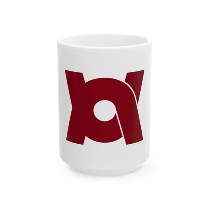 Flag of Kameoka Kyoto (Japan) White Coffee Mug 15oz - Go Mug Yourself