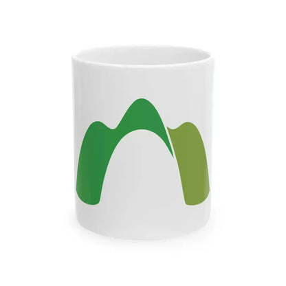 Flag of Kameyama Mie (Japan) White Coffee Mug 11oz - Go Mug Yourself