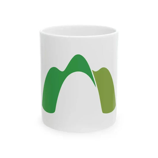 Flag of Kameyama Mie (Japan) White Coffee Mug 11oz - Go Mug Yourself