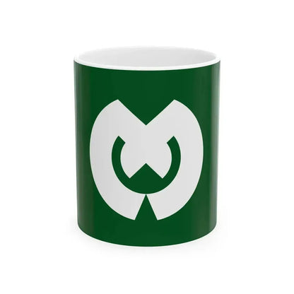 Flag of Kami Hyogo 1956-2005 (Japan) White Coffee Mug 11oz - Go Mug Yourself