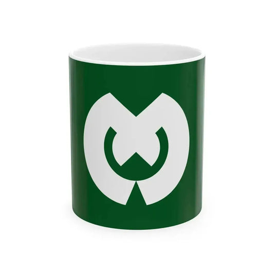 Flag of Kami Hyogo 1956-2005 (Japan) White Coffee Mug 11oz - Go Mug Yourself