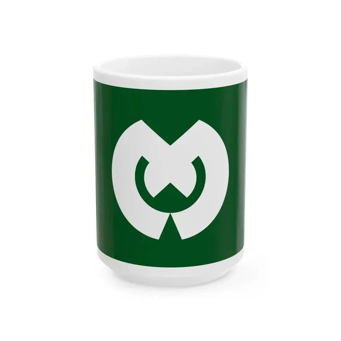 Flag of Kami Hyogo 1956-2005 (Japan) White Coffee Mug 15oz - Go Mug Yourself