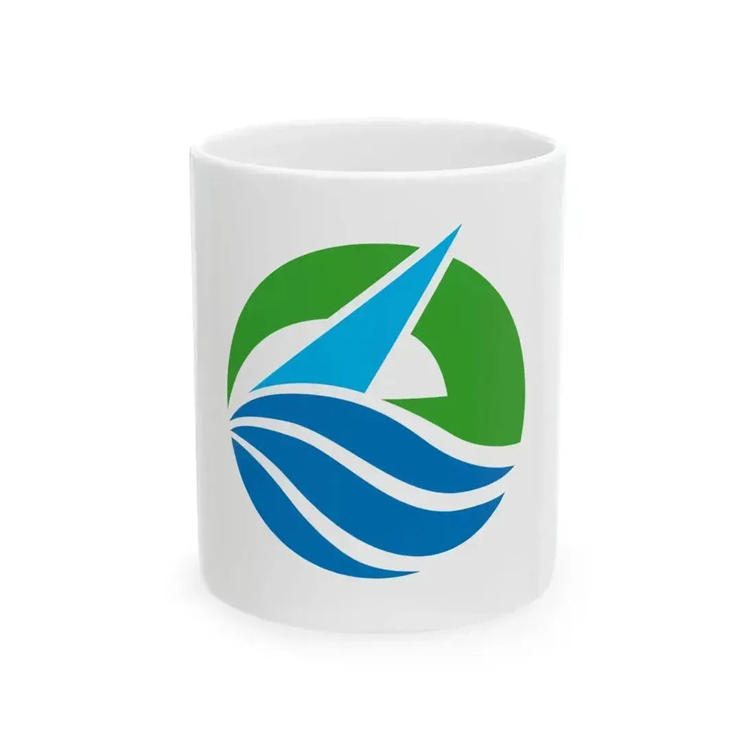 Flag of Kami Hyogo (Japan) White Coffee Mug 11oz - Go Mug Yourself
