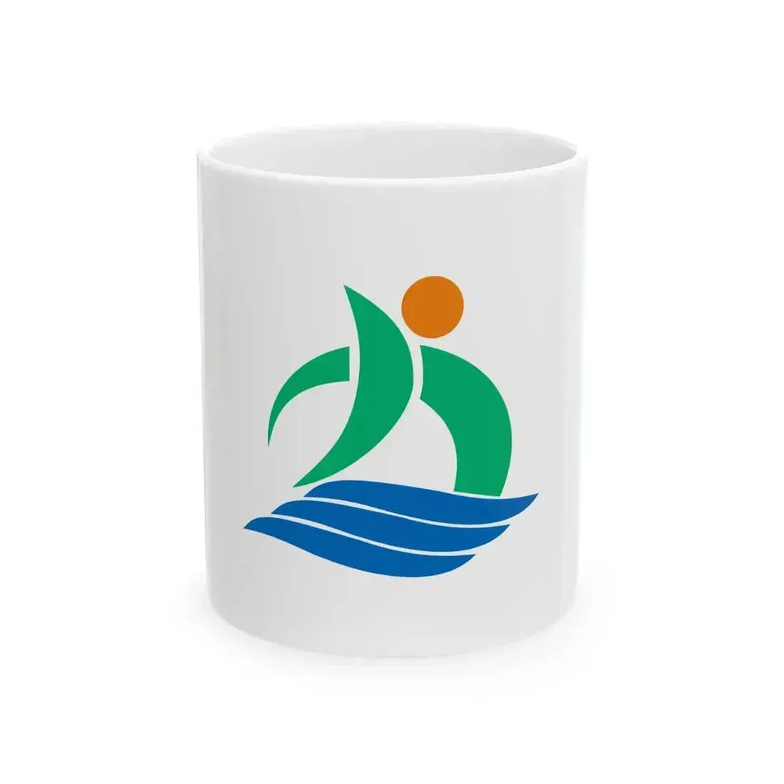 Flag of Kami Kochi (Japan) White Coffee Mug 11oz - Go Mug Yourself