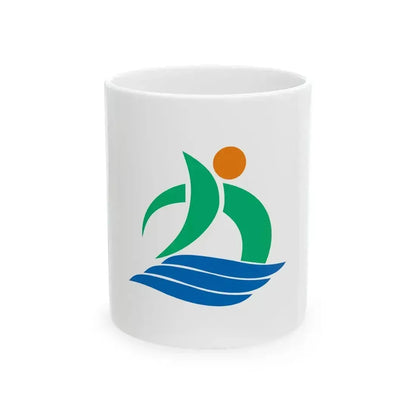 Flag of Kami Kochi (Japan) White Coffee Mug 11oz - Go Mug Yourself