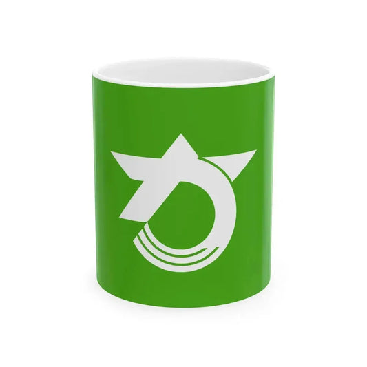 Flag of Kami Miyagi (Japan) White Coffee Mug 11oz - Go Mug Yourself