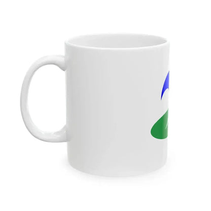 Flag of Kami Nagano 1997-2005 (Japan) White Coffee Mug - Go Mug Yourself