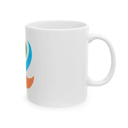 Flag of Kamiamakusa Kumamoto (Japan) White Coffee Mug - Go Mug Yourself