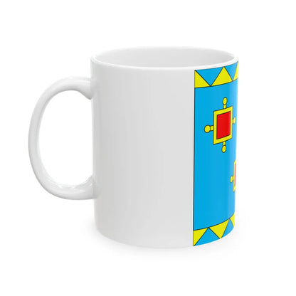 Flag of Kamianka-Buzka (Ukraine) White Coffee Mug - Go Mug Yourself