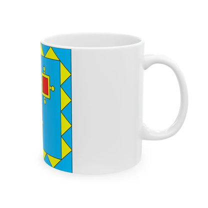 Flag of Kamianka-Buzka (Ukraine) White Coffee Mug - Go Mug Yourself