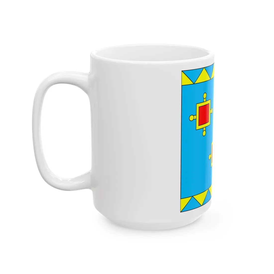 Flag of Kamianka-Buzka (Ukraine) White Coffee Mug - Go Mug Yourself